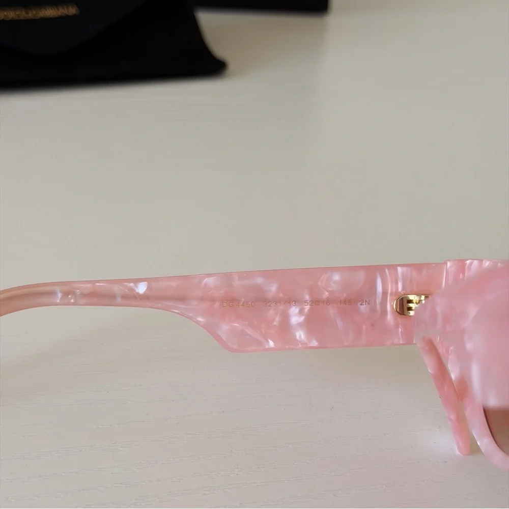 New! Dolce & Gabbana Pink Marble Sunglasses, DG4450 3231/13, Authentic